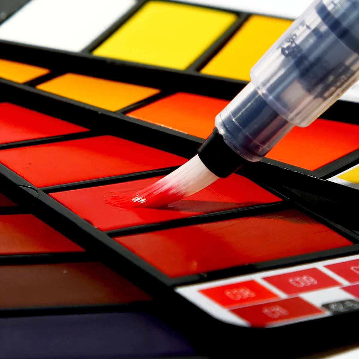 Portable Watercolour Paint Set with Folding Palette