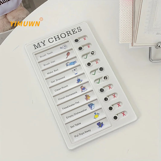Reusable Daily Checklist Board
