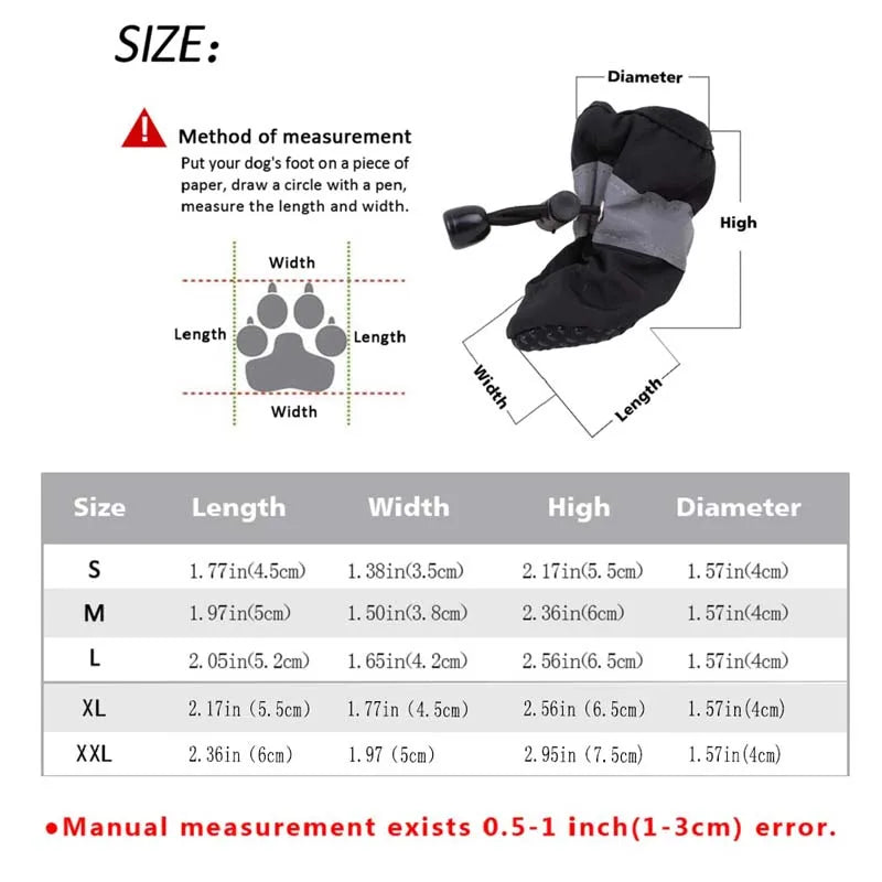 Waterproof Winter Pet Boots
