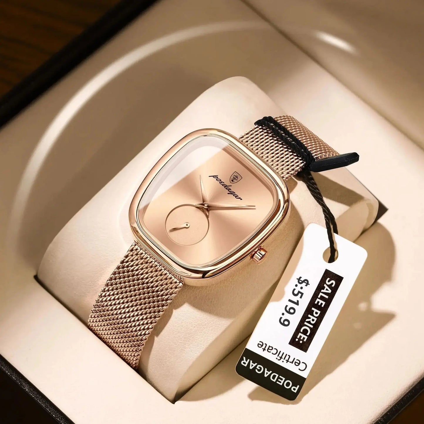 783W Women's Stainless Steel Mesh Quartz Watch