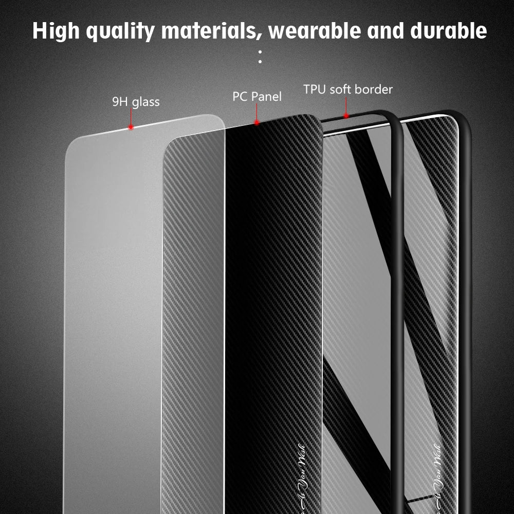 Gradient Glass Case for Xiaomi Redmi Note Series