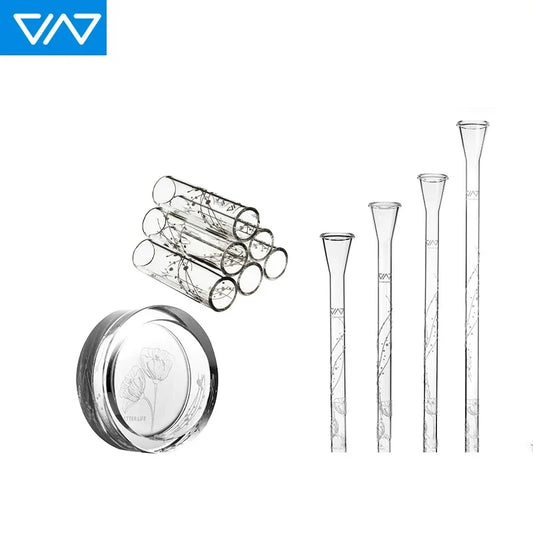 Glass Aquarium Shrimp Feeding Dish & Feeding Tube Set