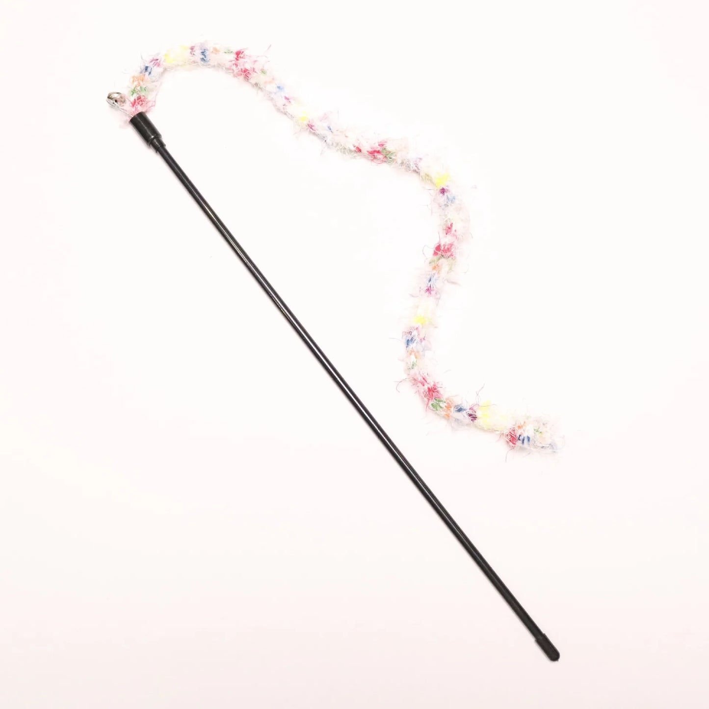 Colorful Plush Rope Cat Teaser Wand Set