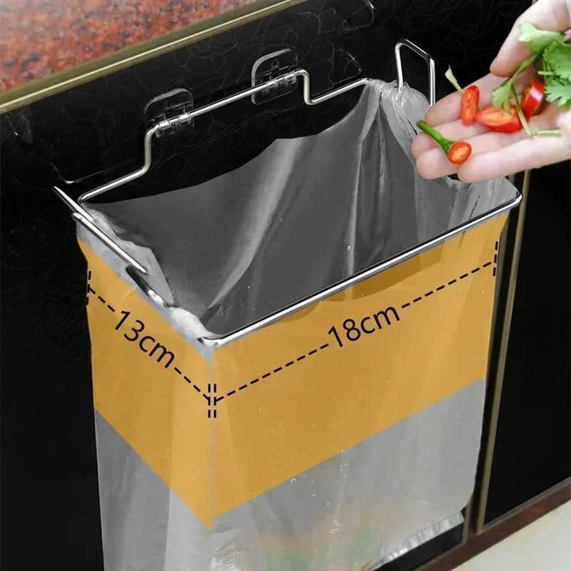 Over-the-Cabinet Trash Bag Holder