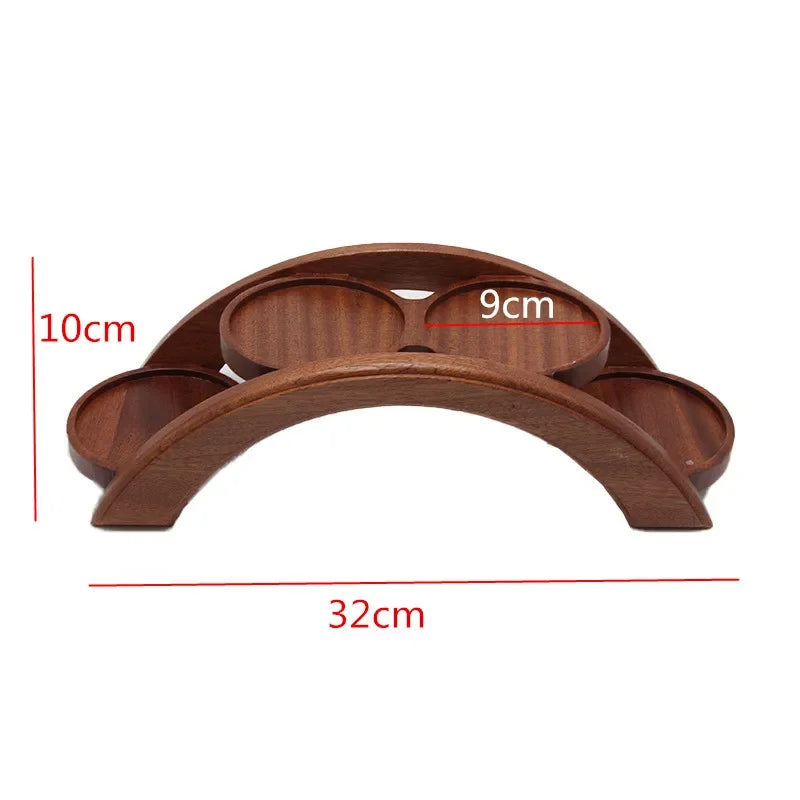 Wooden Sushi Bridge Serving Plate