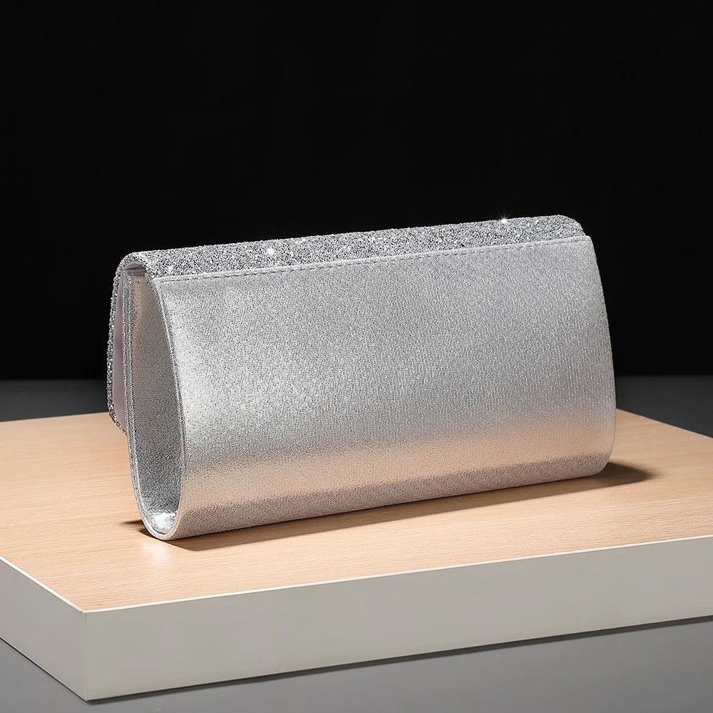 Sequin Evening Clutch Bag