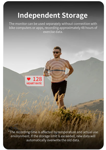 Bluetooth & ANT+ Chest Strap Heart Rate Sensor