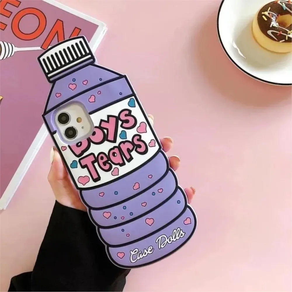Cute Water Bottle iPhone Case
