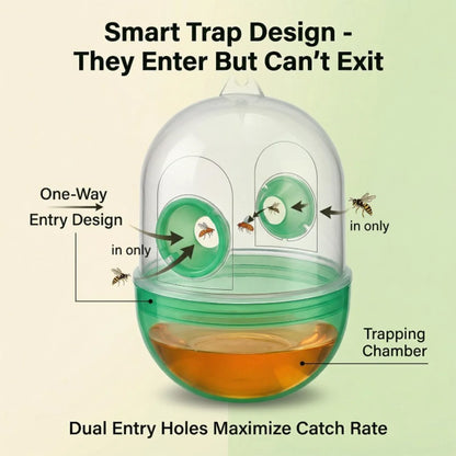 Reusable Hanging Fly & Wasp Trap