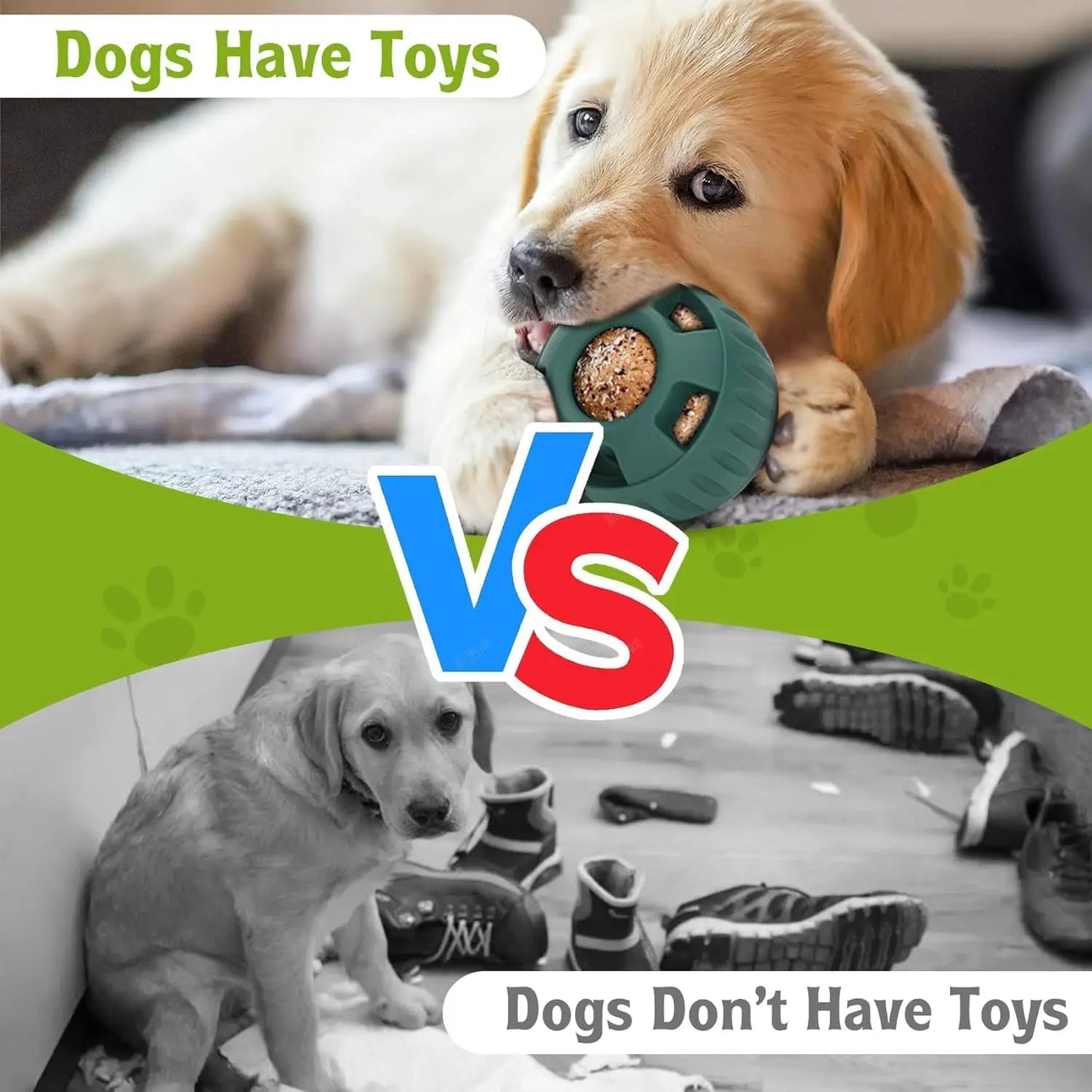 Interactive Dog Treat Puzzle Toy