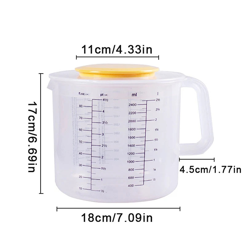 2.5L Measuring Mixing Bowl with Lid