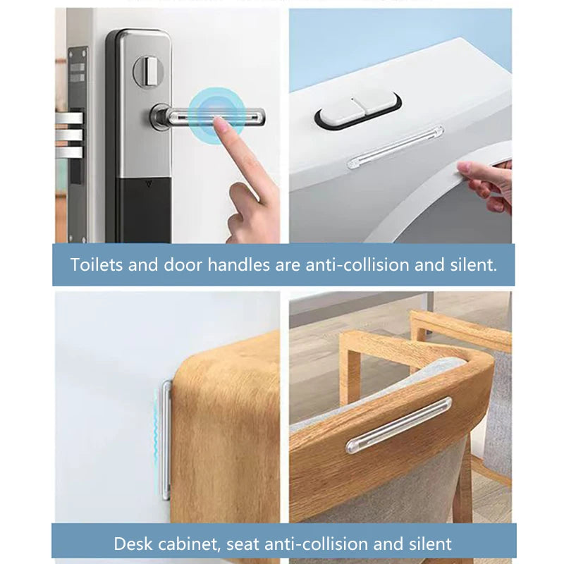 Clear Self-Adhesive Silicone Bumper Pads