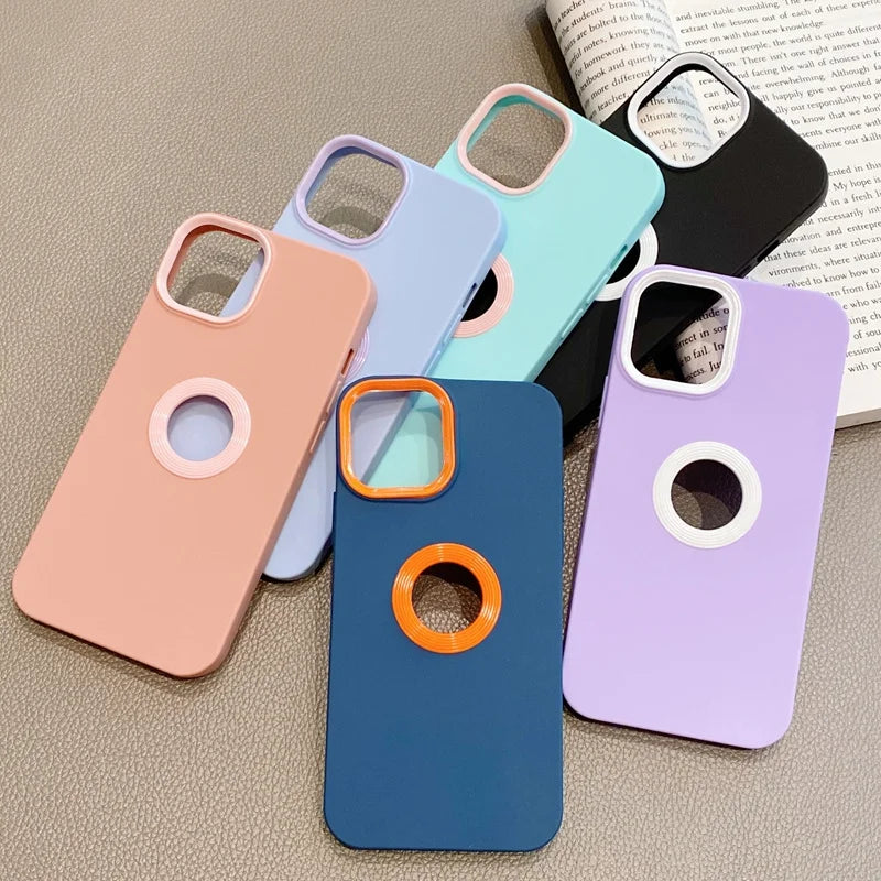 Silicone Phone Case For iPhone 14 13 12 11 Pro Max X XR XS Max 7 8 Plus