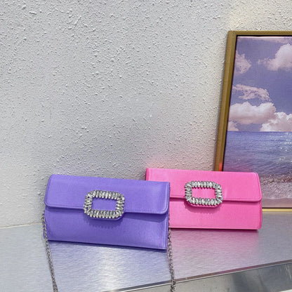 Satin Prom Evening Clutch Bag