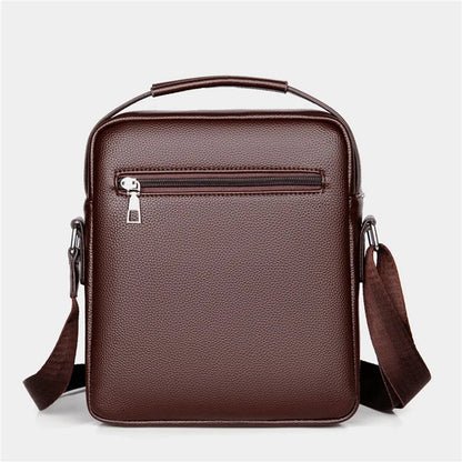 Men's Genuine Leather Crossbody Shoulder Bag