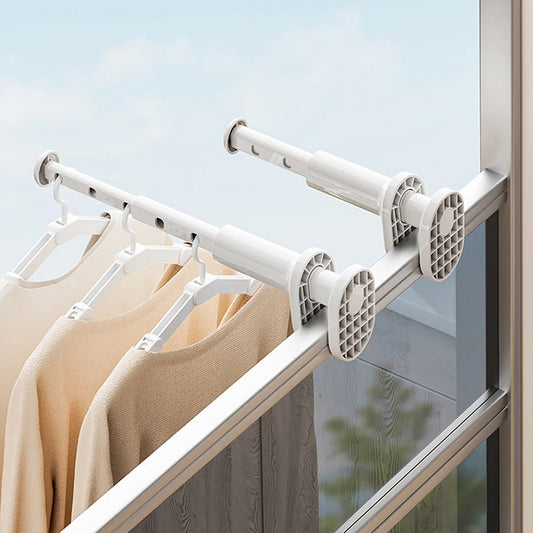 Portable Clip-On Hanging Rack for Clothes & Towels