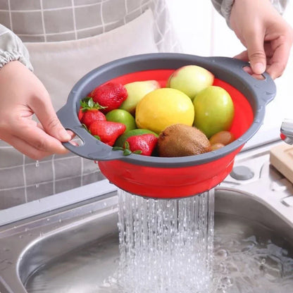 Foldable Fruit & Vegetable Drain Basket