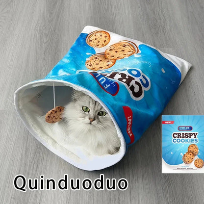 Halloween Cat Tunnel Toy – Foldable Crinkle Interactive Play Tunnel