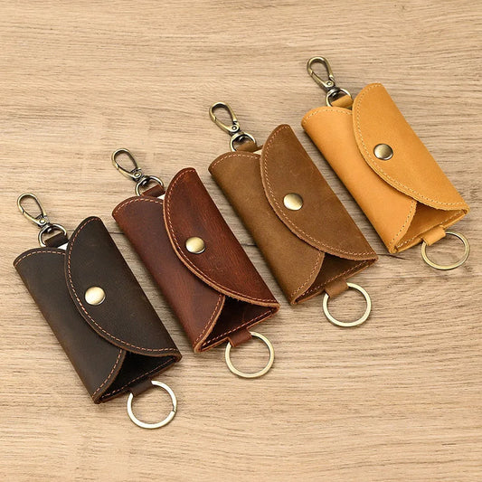 Genuine Leather Key Organizer Case