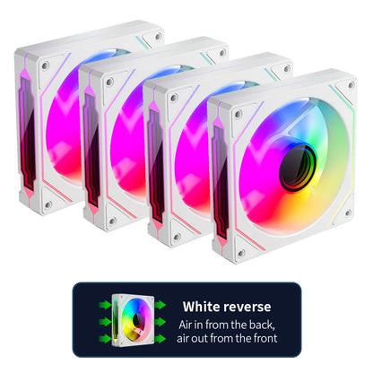 120mm ARGB Infinity Mirror Cooling Fan with PWM Control