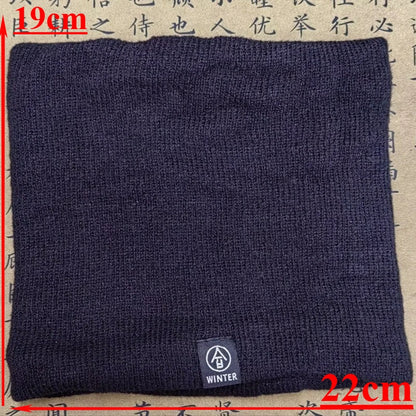 Fleece-Lined Knitted Neck Warmer