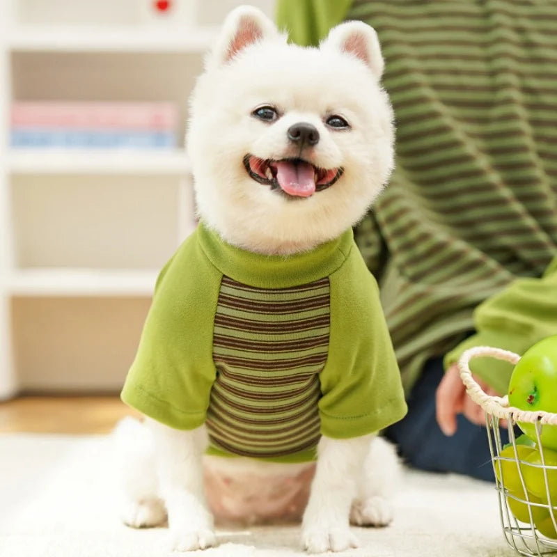 Striped Pet Pullover Shirt