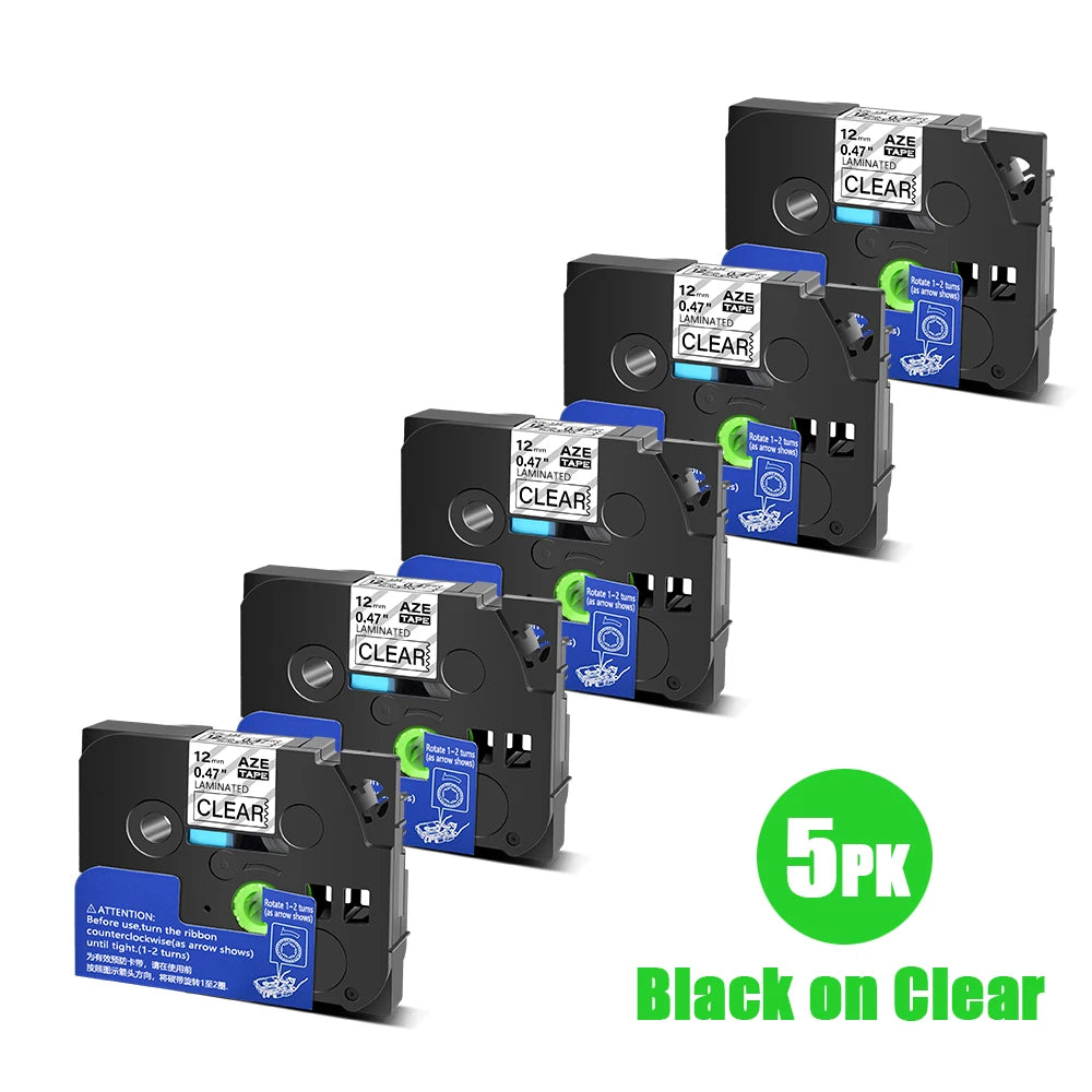 Laminated Label Tape for Brother Label Makers