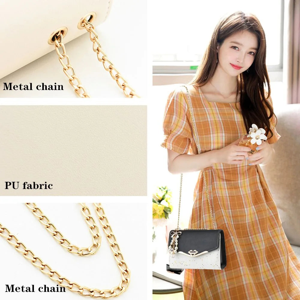 Elegant PU Leather Tassel Crossbody Messenger Bag
