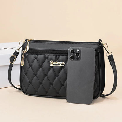 Embroidered Satchel Handbag