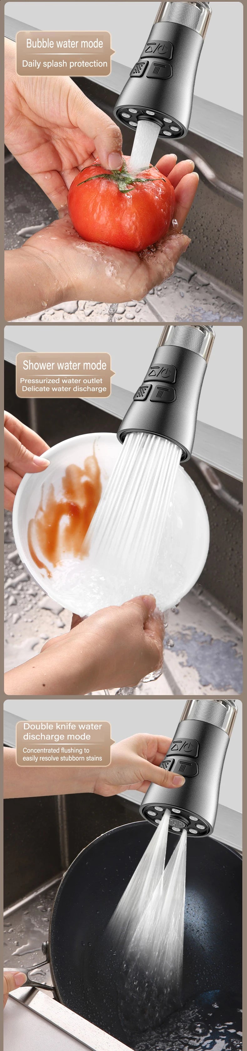 Rotating Faucet Aerator Filter