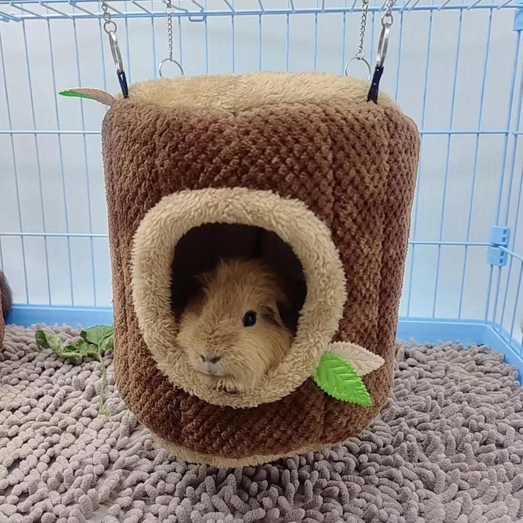 Tree Stump Hamster Hanging Nest