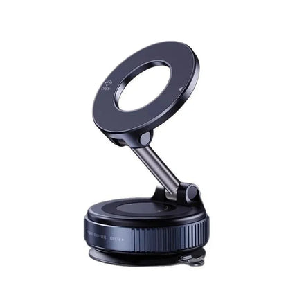 Foldable Magnetic Vacuum Suction Car Phone Holder