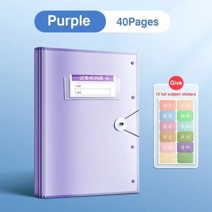 A3 Large Capacity File Folder