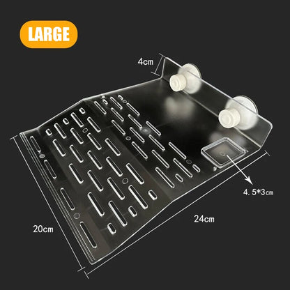 Transparent Floating Turtle Dock with Climbing Ramp