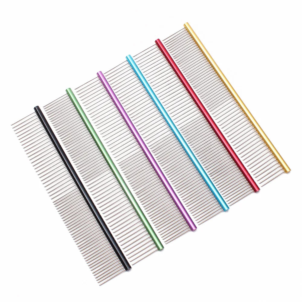 Stainless Steel Pet Grooming Comb for Dogs & Cats