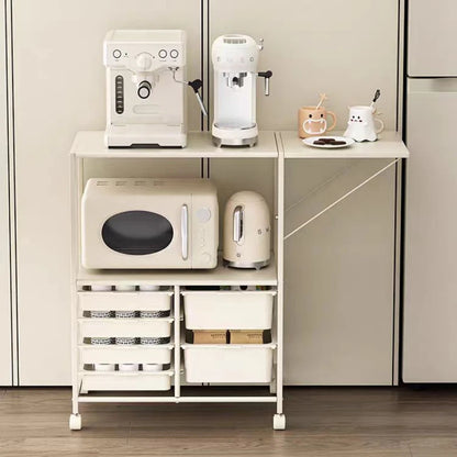 Rolling Kitchen Storage Cart with 6 Drawers
