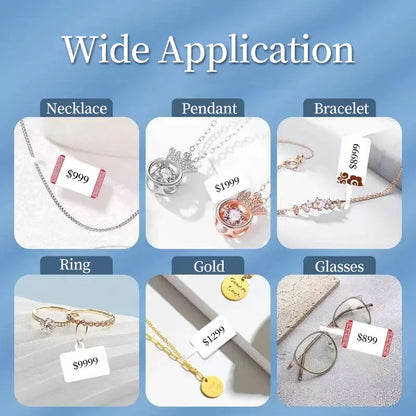 Thermal Jewelry Price Label Stickers