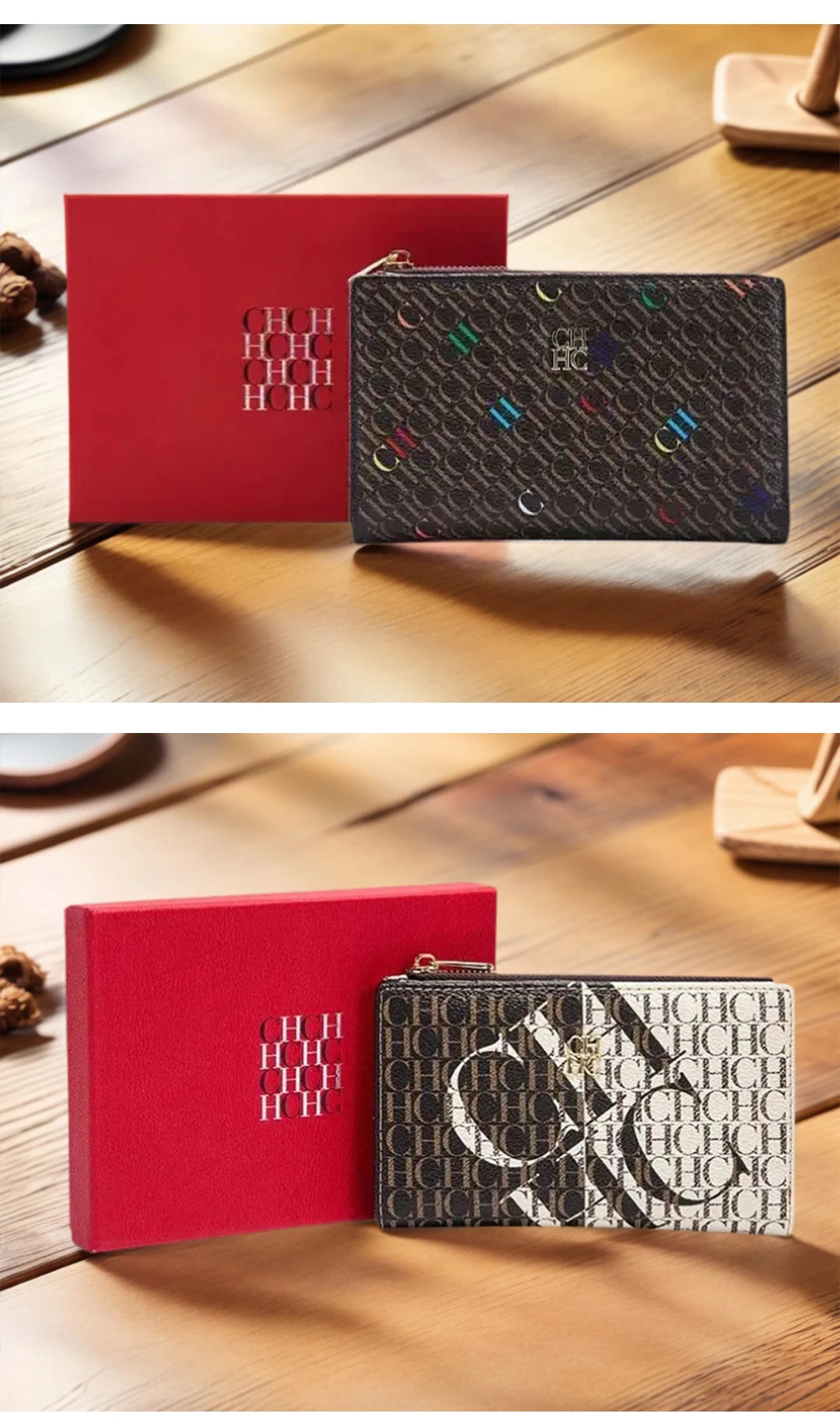 Luxury PU Leather Women’s Wallet with Artistic Print