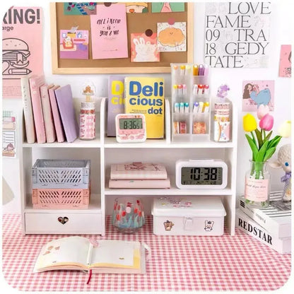 Double-Layer Desktop Organizer Shelf