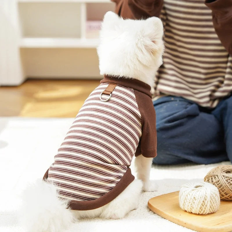 Striped Pet Pullover Shirt