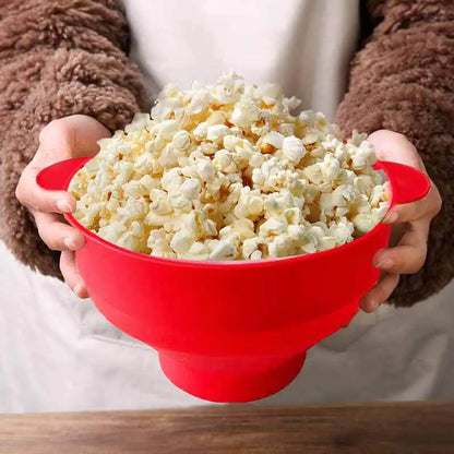Foldable Silicone Popcorn Bowl