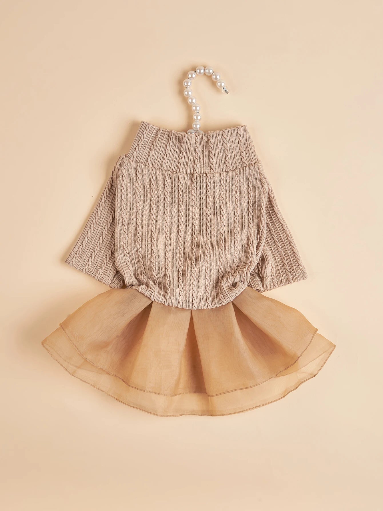 Knitted Dog Tutu Dress for Small Dogs