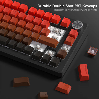Gradient Red Cherry Profile RGB Keycaps Set