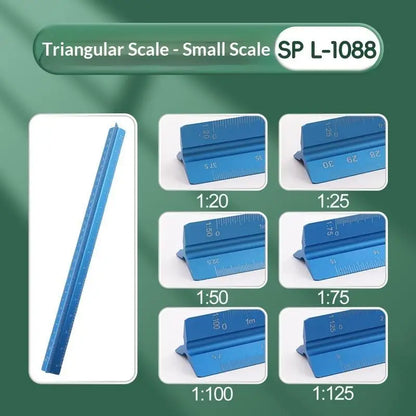 30cm Triangular Scale Ruler for Architects & Engineers