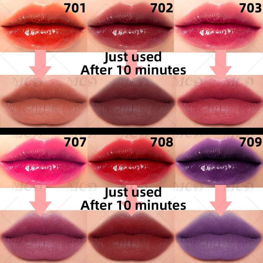 Long-Lasting Velvet Lip Gloss Stain – Plumping Liquid Lip Makeup