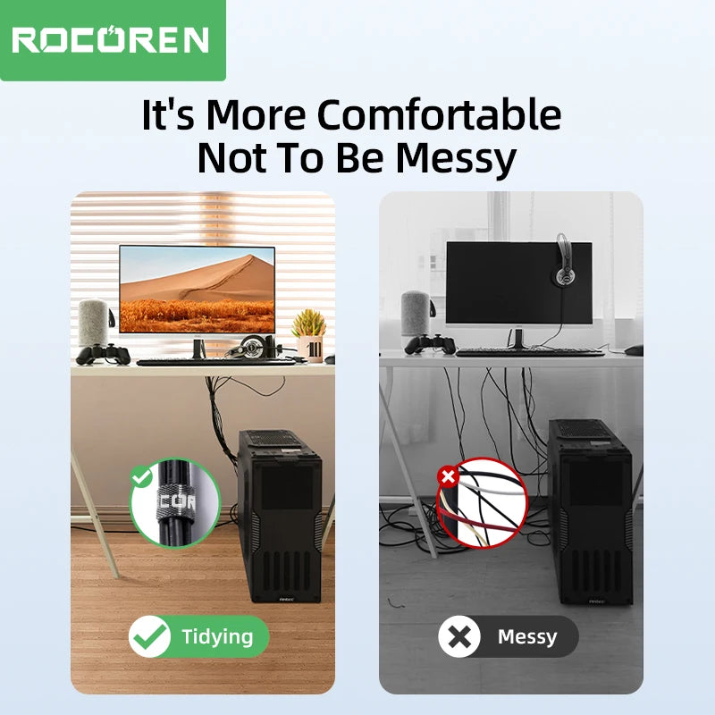 Rocoren Cable Organizer & Wire Winder