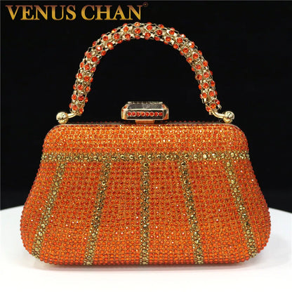 Luxury Rhinestone Evening Clutch Bag