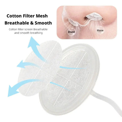 Invisible Nasal Air Filters for Dust & Allergy Protection