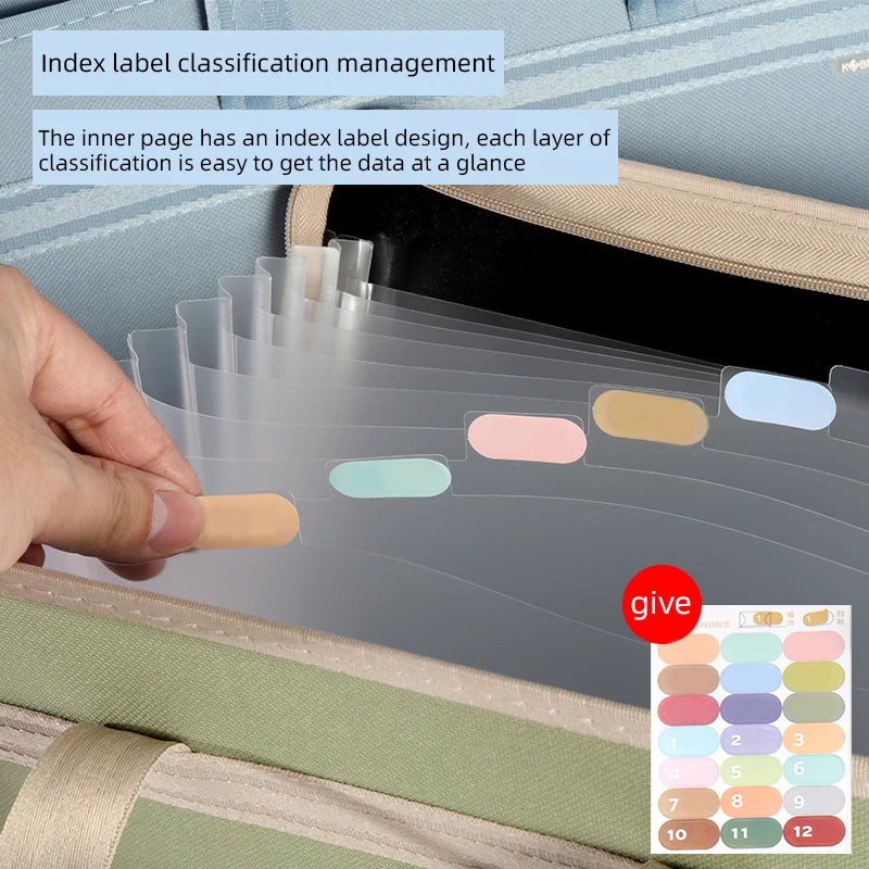 Large Capacity Document Storage Bag