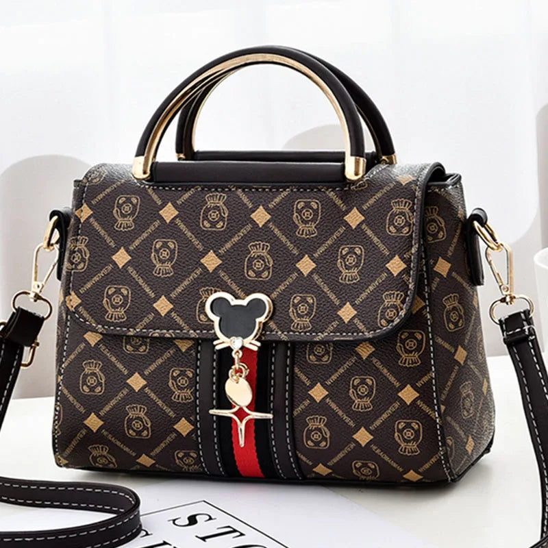 Women’s Structured PU Shoulder Bag